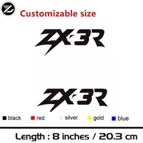 Motorcycle sticker moto gp body model sticker helmet wind sticker personality Fuel tank sticker for Kawasaki ZX-3R ZX 3R