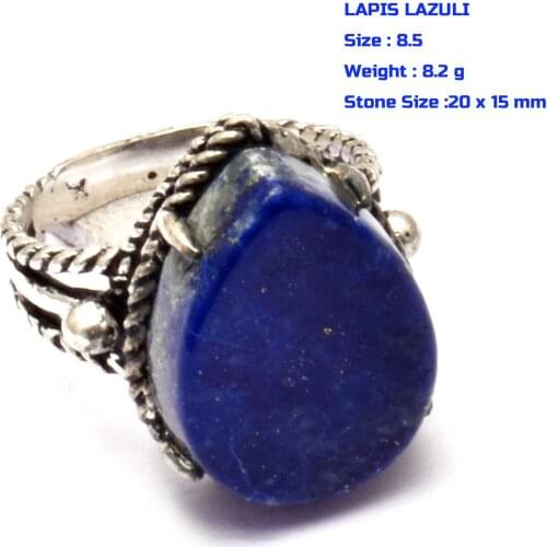 Genuine Labradorite Moonsone Blue Topaz Garnet Ametrine Emerald Bloodstone Peridot Ring Silver Copper , Size : 8.5 & 8.75