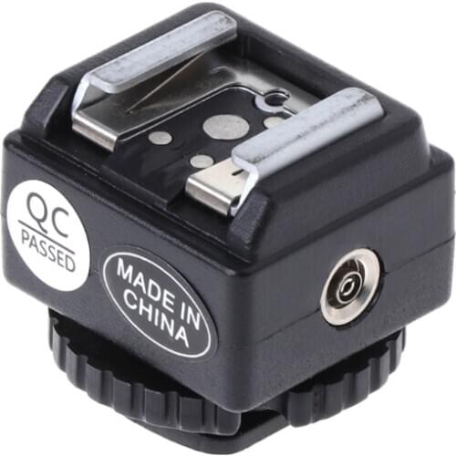 New C-N2 Hot Shoe Converter Adapter PC Sync Port Kit For Nikon Flash For Canon Camera