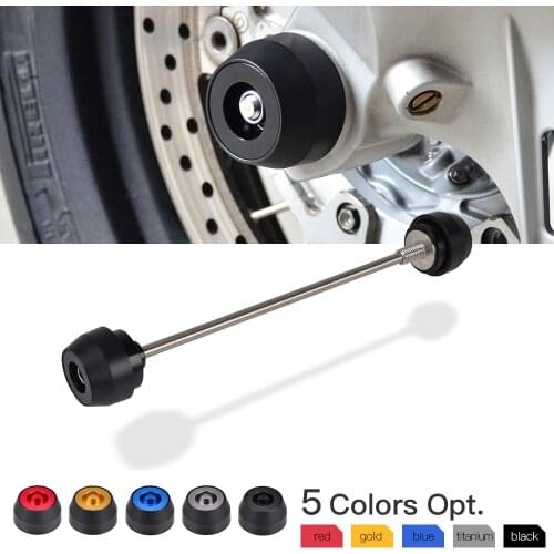 Front Axle Fork Wheel Slider Crash Protector For BMW R1200GS Adventure R1200RT R1250GS 2013-2019 R 1200GS Adv 1200RT 1250GS