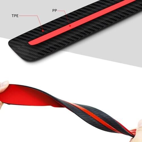 Car Front And Rear Bumper Strip Car Bumper Sticker Protection Decorative Product For Scratches On Car Body Multifunction Strips