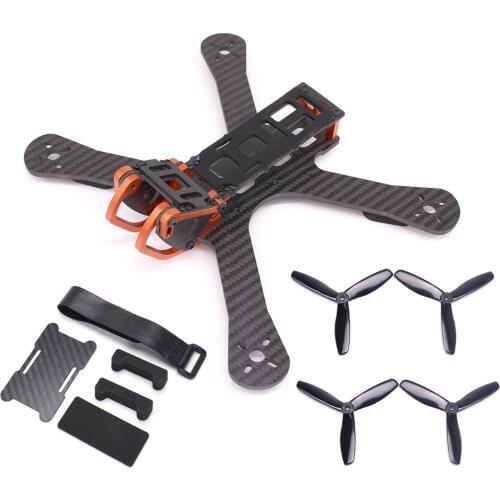 PUDA Chameleon 5" FPV Frame FPV Racing Drone Quadcopter frame with 5045 Propeller Battery Protection Plate Armattan Chameleon