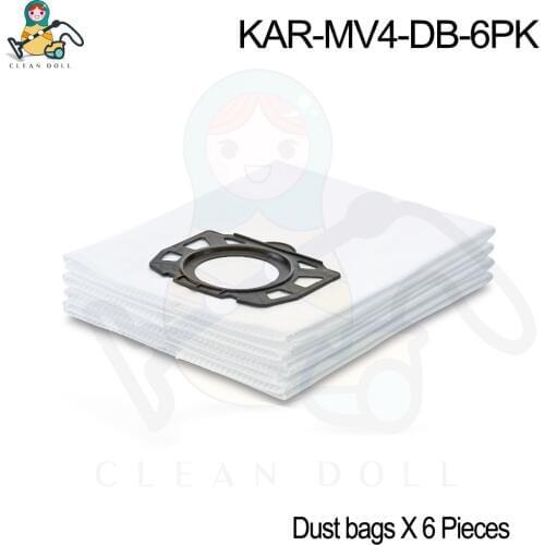 Replacement Karcher spare parts dust bags for Karcher WD5 WD6 MV4 MV5 MV6 WD4 2.863-005.0 vacuum cleaner Karcher spare parts