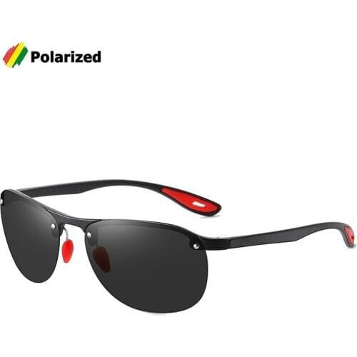 JackJad 2021 Fashion Vintage TR90 Polarized 4303 Sunglasses Men Half Frame Night Driving Brand Design Sun Glasses Oculos De Sol