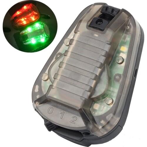 Tactical Helmets Signal Light Multi Waterproof Ladybird Lamp Outdoor Military Hunting Camping Survival Safety Strobe Light Tool