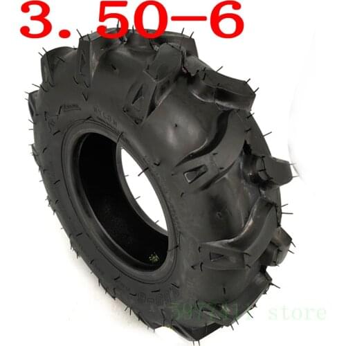 High Quality 3.50-6 Tire Tubeless For Agricultural Machinery Mower Micro Tiller Tool Car Tractor Accessories