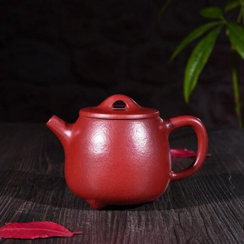 Yixing recommended quality goods all hand undressed ore dahongpao kaolinite ladle pot of kung fu tea tea set wholesale