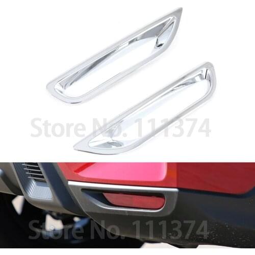 ABS Chrome For Mitsubishi RVR ASX Outlander Sport ES 2020 2021 Rear Fog Light Lamp Cover Reflector Trim Decoration Accessories