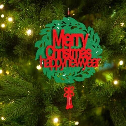 Christmas Tree Pendant Ornament Lightweight Durable Decoration Shopping Mall Supermarket Christmas Tree Snowflake Pendant Decors