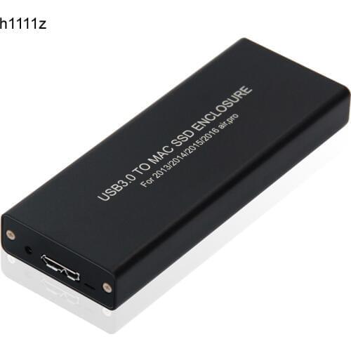 For Apple Macbook Air Pro Retina 2013 2014 2015 /2016 Hard Disk Box Usb3.0 USB to Mac SSD Case Enclosure A1466 A1465 A1398 A1502