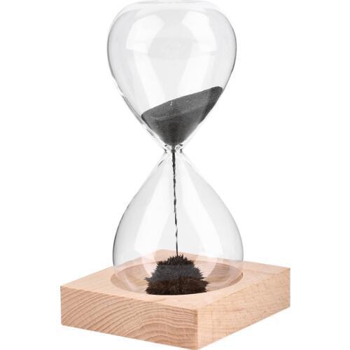 1Pcs Awaglass Hand-blown Timer clock Magnet Magnetic Hourglass ampulheta crafts sand clock hourglass timer Christmas