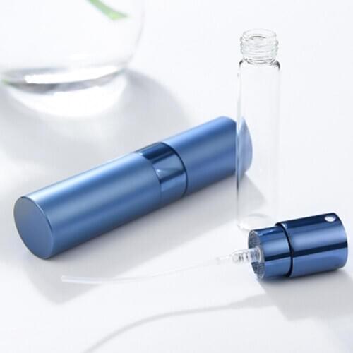 15ml Refillable Empty Spray Bottle Portable Refillable Perfume Bottle Aluminum Perfume Cosmetic Scent Pump Atomiser