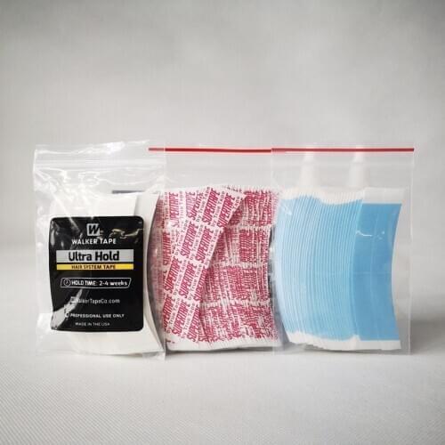 36pcs walker tape Double-sided ultra hold tape hair system tape Hold Bonding Glue For salon Lace System and mens Toupee
