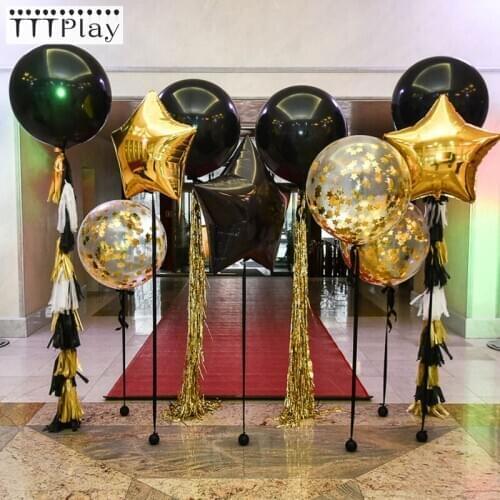 5Pcs/lot 12" Confetti Balloons Clear Ballons Party Wedding Party Decoration Kid Children Birthday Party Supplies Air Ballon Toys