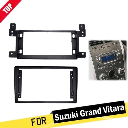 LONGSHI Car Audio 9" Big Screen Fascia Frame Adapter For Suzuki Grand Vitara 2005+ 2Din DVD Player Dash Fitting Panel Frame Kit