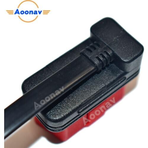 Car OBD extension cable one to two elbow flat cable OBD2 extension cable distributor elbow 16Pin male to Female OBDII connector
