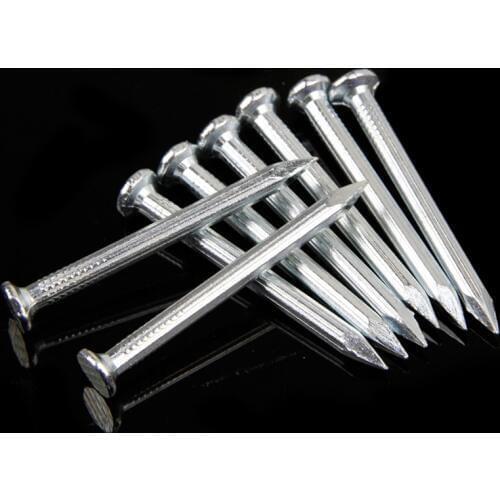 Flat head Concrete nails Hardened Fluted Tiling High Strength Concrete Steel Nails M1.6 M2 M3 M4 M5