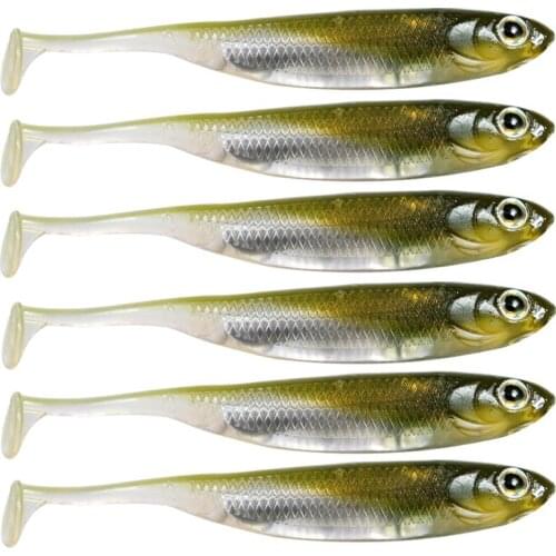 Fishing Soft Lures 7cm 8cm 10cm Shad Fishing Worm Swimbaits Silicone Soft Lure For Carp Fishing