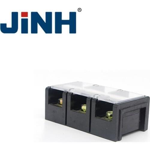 JINH High Current Fixed Terminal Double Row Screw Terminal Block Barrier Wiring Boards Connectors TC2003