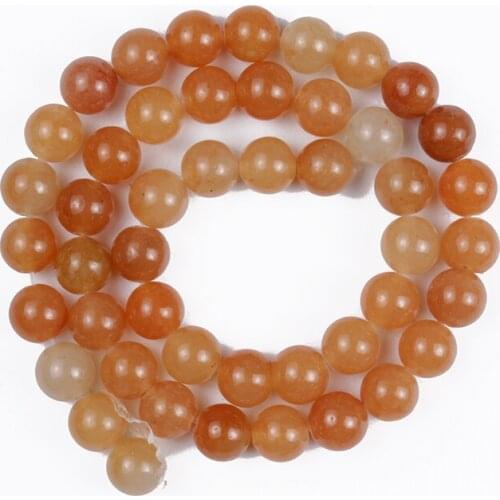 Natural Stone Beads Round Red Winter Tomb Loose Beads For Jewelry Making 4/6/8/10/12mm DIY Handmade Bracelets Necklace Accesory