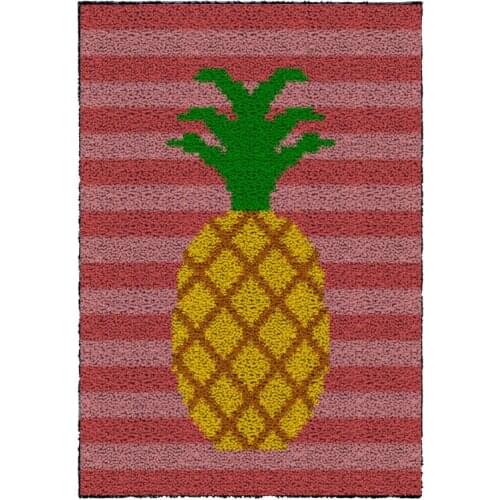 Latch Hook Rug Wall Hanging Crocheting Tapestry fruit Pattern Cushion Kits for Embroidery Home Carpet Handicraft Gift