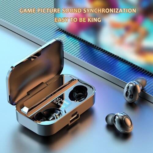 LB-9 Stereo Bluetooth Headset With Digital Display Ultra-long Binaural Life Sport Earphone Mic In-Ear Stereo Sport Headphone