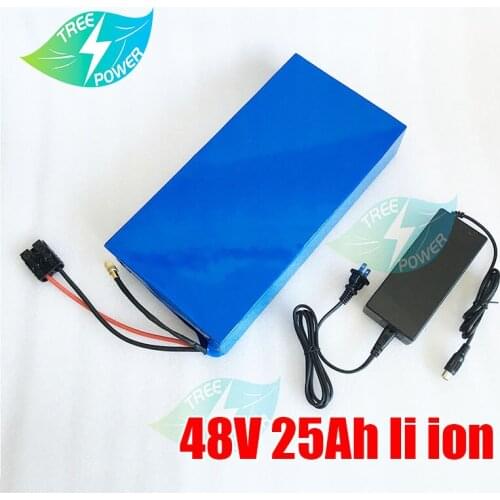 48V 25AH Lithium Battery 48V 1000W 1500W Electric Bike Battery 48V 25AH Ebike Battery Pack+5A Charger