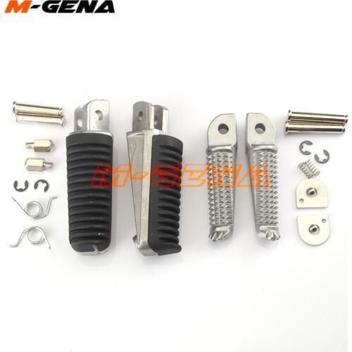 Motorcycle Front Rear Footrests Foot Pegs For XJR400 XJR1200 XJR1300 FZ400 FZ600 FZ6 FZ1000 FZ1 FJR1300 Aluminum
