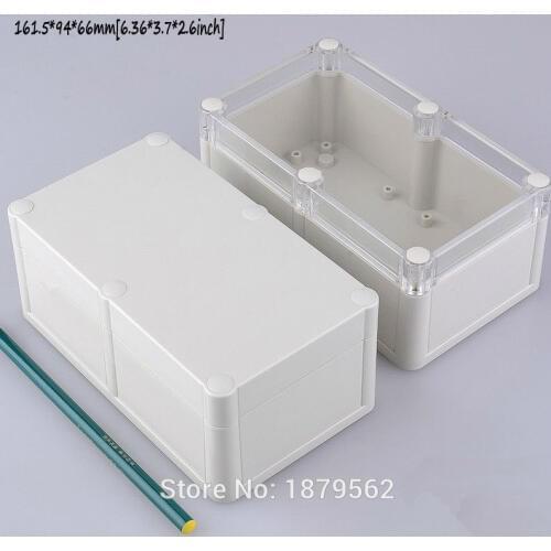 [2 styles] 161.5*94*66mm plastic project box electronic case IP68 housing DIY waterproof junction box PLC control switch case