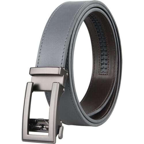 Famous Brand Belt Men Top Quality Genuine Luxury Leather Belts for Men Strap Male Metal Automatic Buckle 3.5cm Man Golf Belt