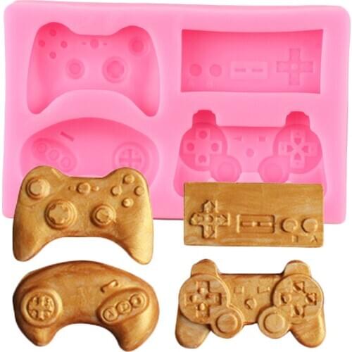 Silicone Mold Controller Gamepad Game Boy Gift Mould Sugar Craft Fondant Cake Decorating Tools Mould Baking Tool