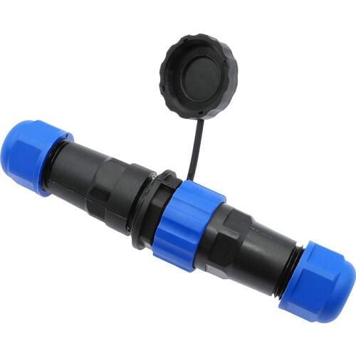 SP20 Straight waterproof connector 1/2/3/4/5/6/7/9/10/12/14Pin IP68 Industrial cable connector