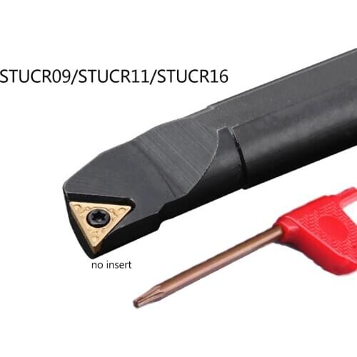 1pc S08K S10K S12M S16Q S20R STUCR09 STUCR11 STUCR16 CNC Lathe Cutter Tool Internal turning tool holder for TCMT Carbide Insert