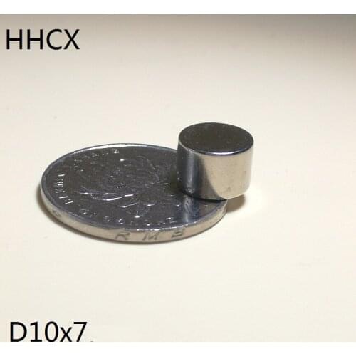 10pcs/lot Disk magnet 10x7 N35 magnet 10*7 magnets 10 x 7 for speaker