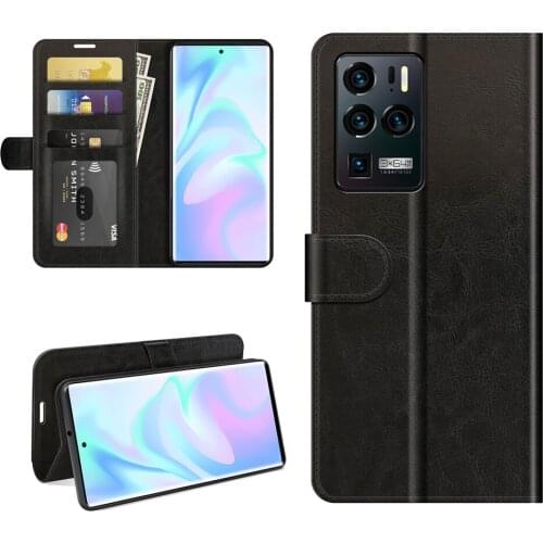 10pcs/Lot R64 Wallet Leather Stand PU+TPU Cover Case For ZTE Axon 30/30 Pro /30 Ultra/Libero 5G