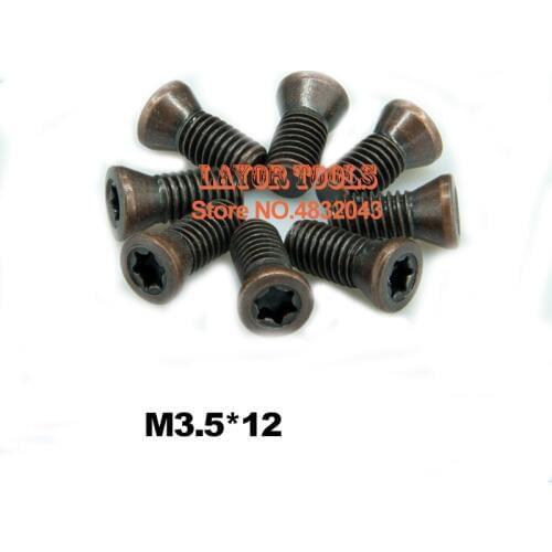 10pcs M3.5*12mm lathe tool spare screws