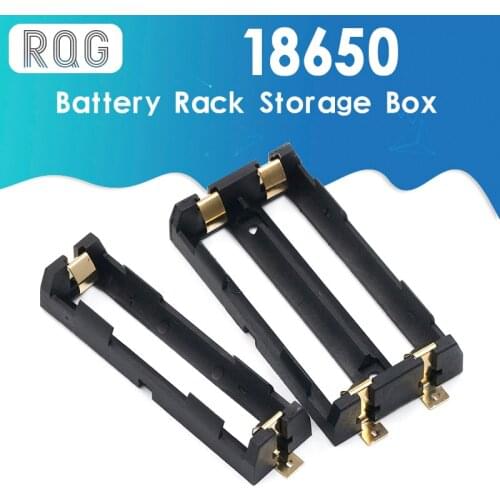 1x 2x 18650 Series Batteries Holder Box Storage Case Container With Bronze Pins Drop Ship