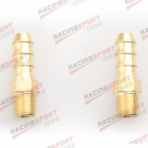 New 2PCS 1/2" Male Brass Hose Barbs Barb To 1/2" NPT Pipe Male Thread