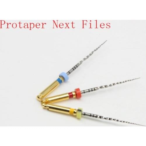 9Pics 25MM X1-X3 Dentist Root Canal Treatment Preparation Dental Super Next Flexible Files Endo Filling Tools Tooth Whitening