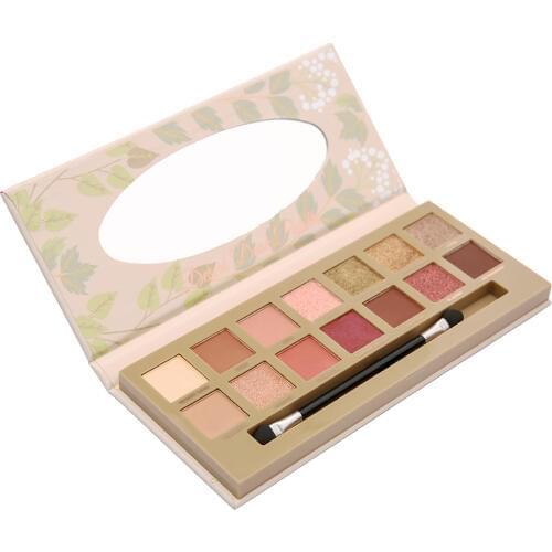 Febble 14 Basic Soft Glam Matte and Shimmer Desert Dusk Eyeshadow Palette for everyday look
