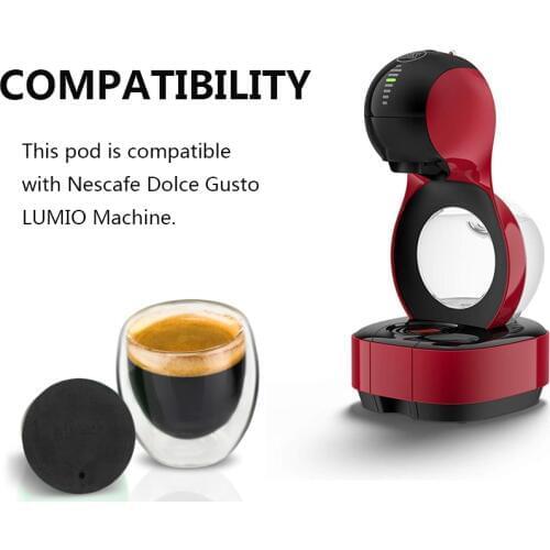 For Nescafe Dolce Gusto Lumio Machine Refillable Coffee Capsule Pods Dripper Stainless Steel Reusable Coffee Filters
