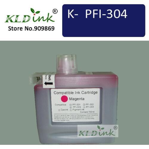 KLDINK - PFI-306M Magenta Ink Cartridge ( PFI-304 / PFI306 / 6659B001 Ink ) Ink Cartridges for imagePROGRAF iPF9400s Printer