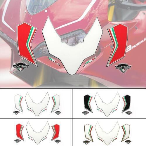 Motorcycle Accessories 3D Strickers Gel Protector Front Fairing Motor Number Board For Ducati Panigale 1199 899 2012 13 14 15