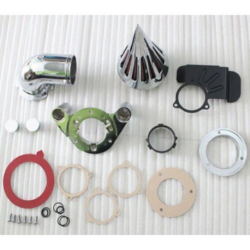 Motorcycle Chrome Spike Air Cleaner Kits Intake Filter For Harley Davidson Touring 2008+ Moto