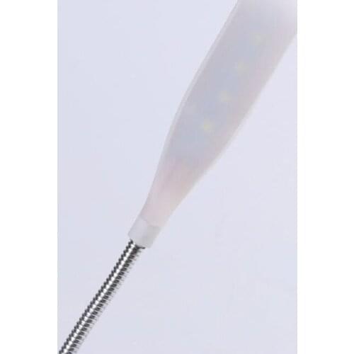 Y55D Battery Powered Mini LED Desk Lamp 360 Degree Rotation Adjustable Gooseneck Hose Eye Protection Reading Night Lights