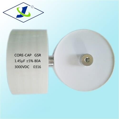 New High voltage resonant capacitor. 1.45uF 3000VDC 80A 80*40MM electromagnetic heating