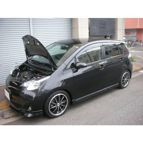 For 2010-2017 Toyota Ractis NCP120 Front Hood Bonnet Gas Struts Lift Support Shock Damper Carbon Fiber