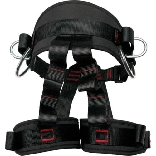 2021 Professional Outdoor Sports Mountaineering Safety Mountain Waist Tools Belt Downhill Harness Survival Climbing Rappel R3U8