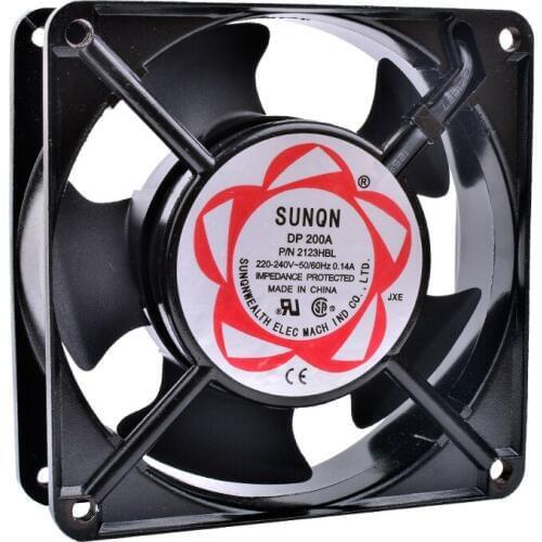 COOLING REVOLUTION DP200A P/N2123HBL 12cm 120mm 12038 220V Cabinet metal cooling fan