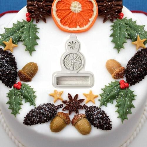 Star Anise&Cinnamon&Lemon Silicone Mold Fondant Mould Cake Decorating Tool Chocolate, Gumpastes Mold, Sugarcraft,Kitchen Gadgets